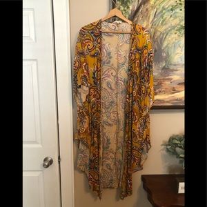 Long Duster Kimono - Paisley